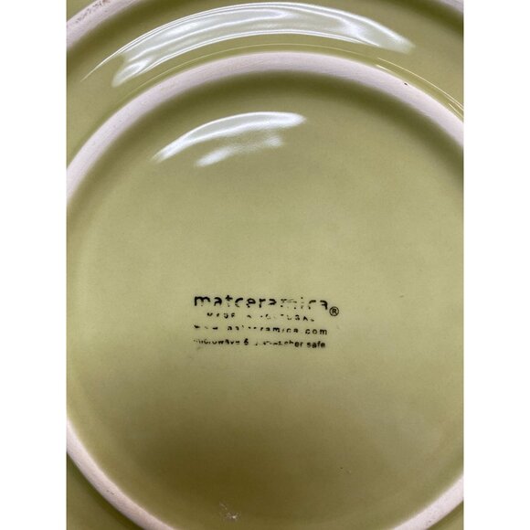Vintage Sage Green Matceramica Serving Charger Plate - Picture 9 of 9